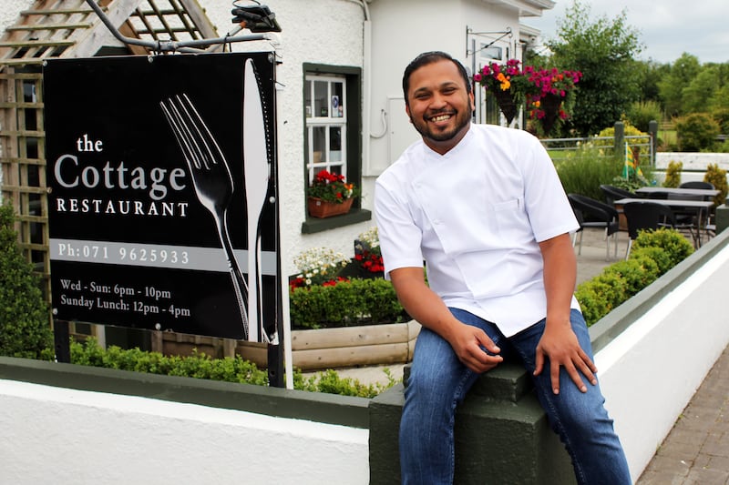 Chef Sham Hanifa, The Cottage restaurant, Jamestown, Co Leitrim