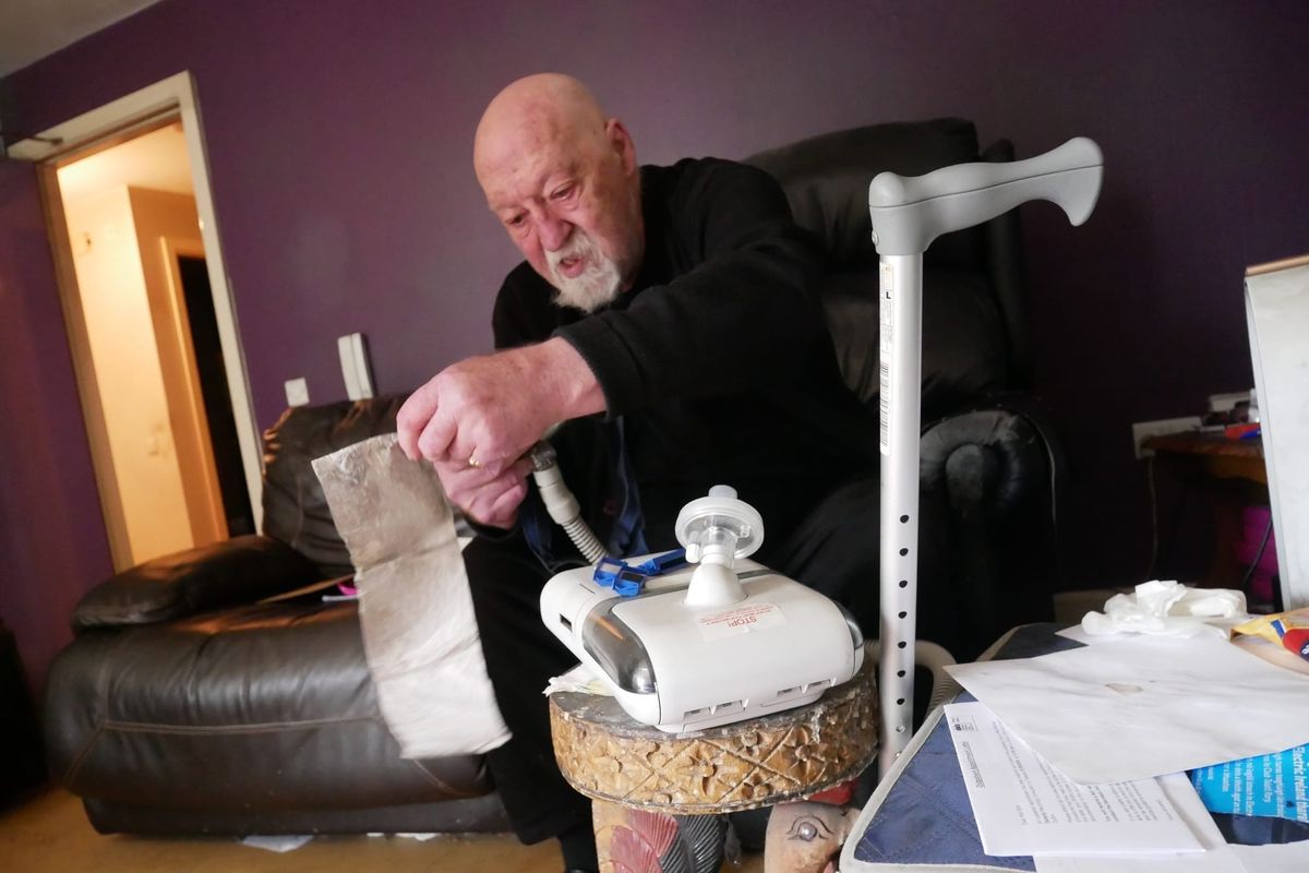 The mystery of the man, the black stuff, and the chimney stack