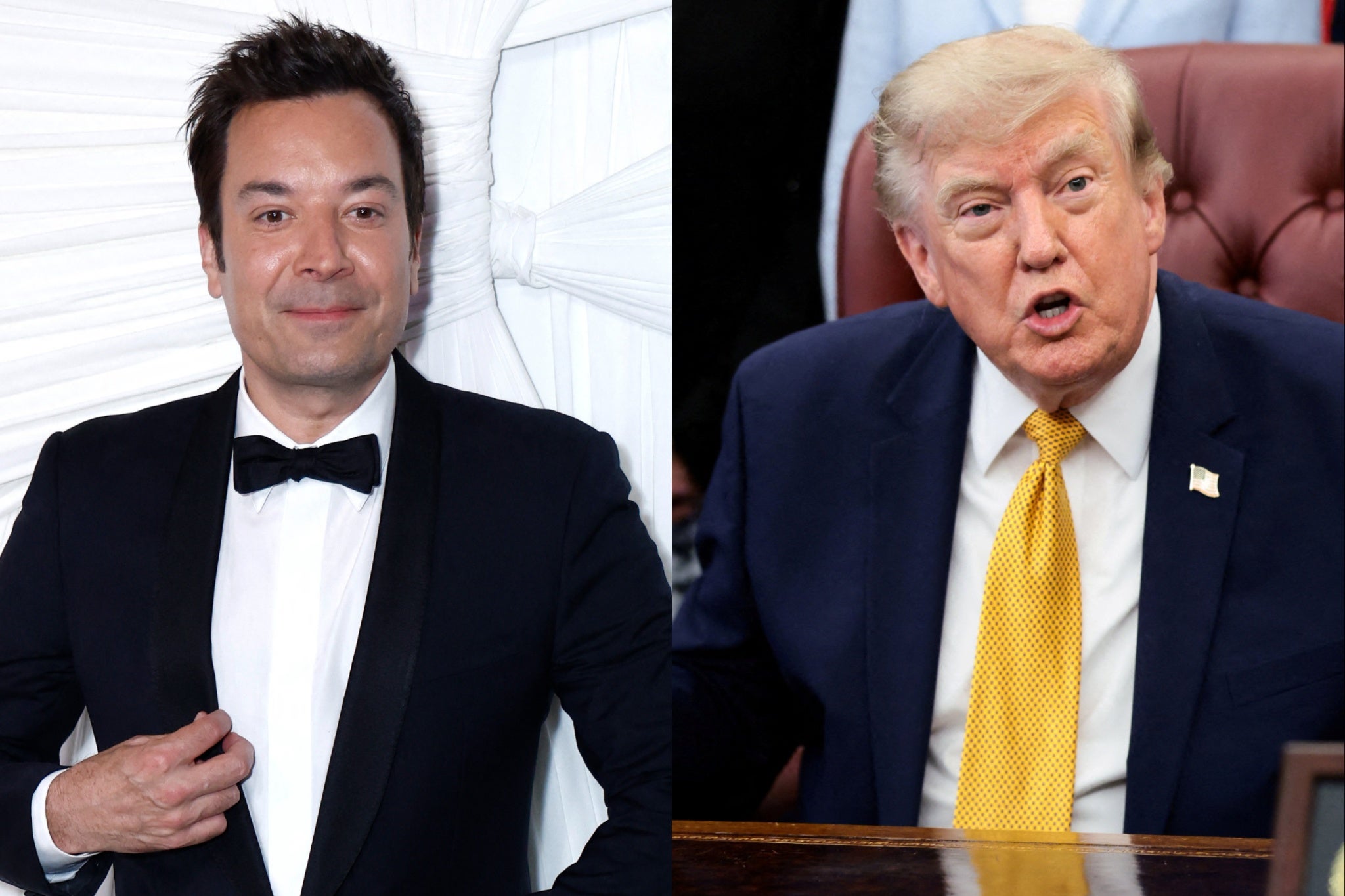Jimmy Fallon mocked Donald Trump over the reflecting pool drama on ‘The Tonight Show’