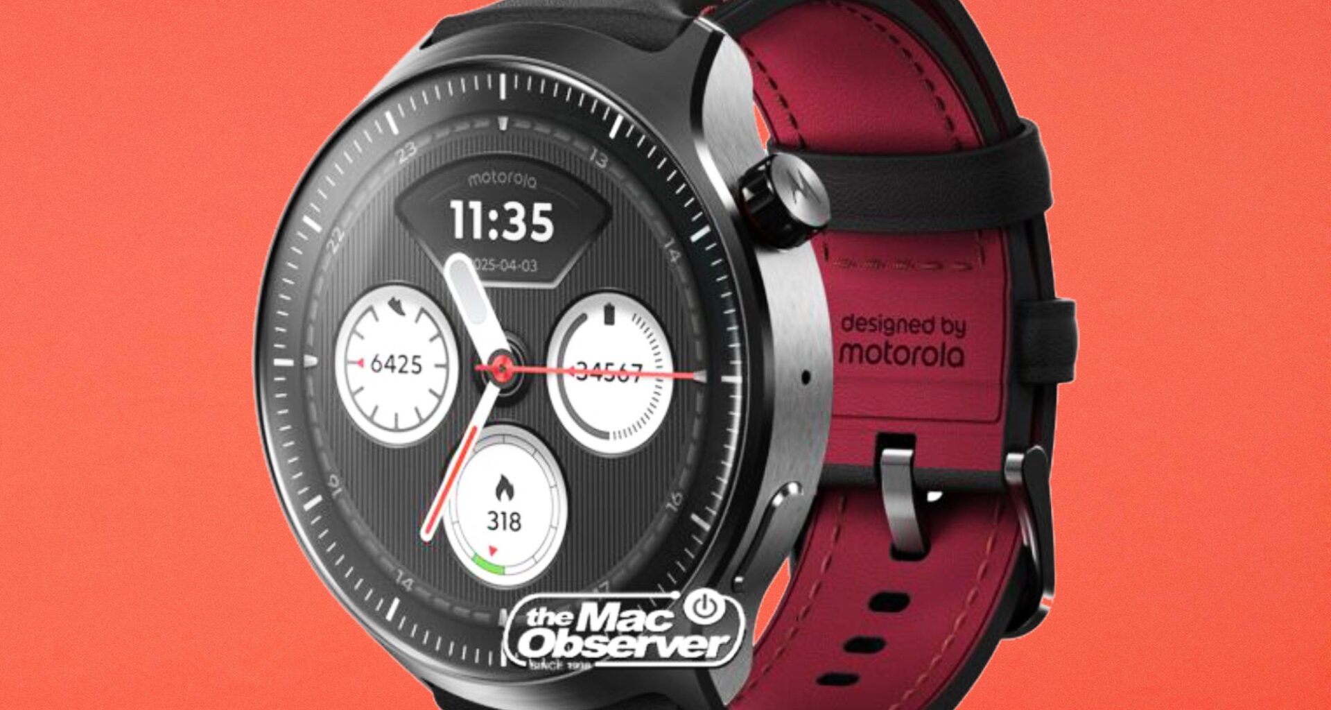 Motorola Moto Watch Ultra leaked with fresh design, digital crown, GPS, and LTE