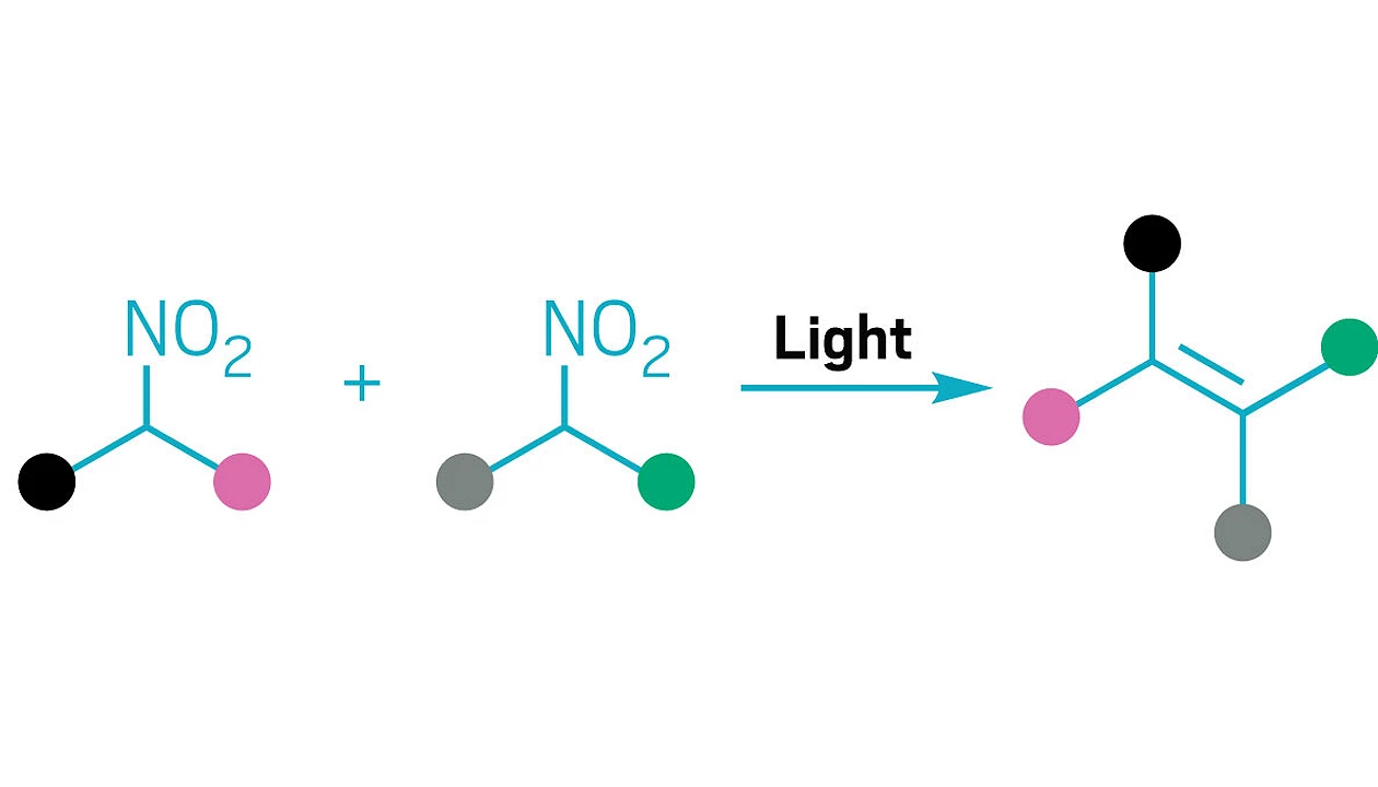 Visible light knits nitroalkanes into alkenes