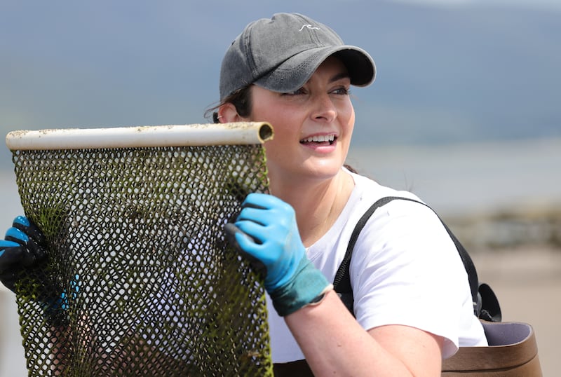 Sharon Sugrue of Réalt na Mara Shellfish in Cromane, Co Kerry. Photograph: Bryan O’Brien