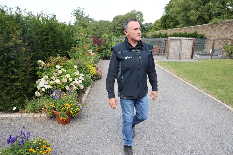 Horticulture foreman Declan Bermingham at his home, Kitchen Garden Lodge, in the Phoenix Park, Dublin. Photograph: Dara Mac Dónaill/The Irish Times













