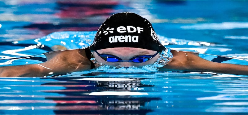 Ireland’s Mona Mc Sharry in action. Photograph: Andrea Staccoli/Inpho