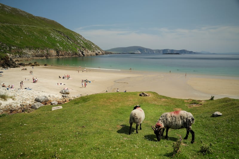 Keem Beach in Achill, Co Mayo. Photograph: Enda O'Dowd