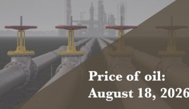 Current price of oil as of Aug. 18, 2026