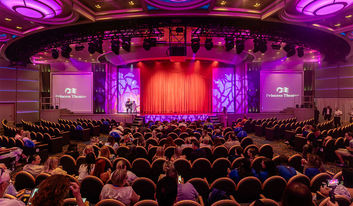 Princess Theatre, Princess Cruise. Pic: Supplied