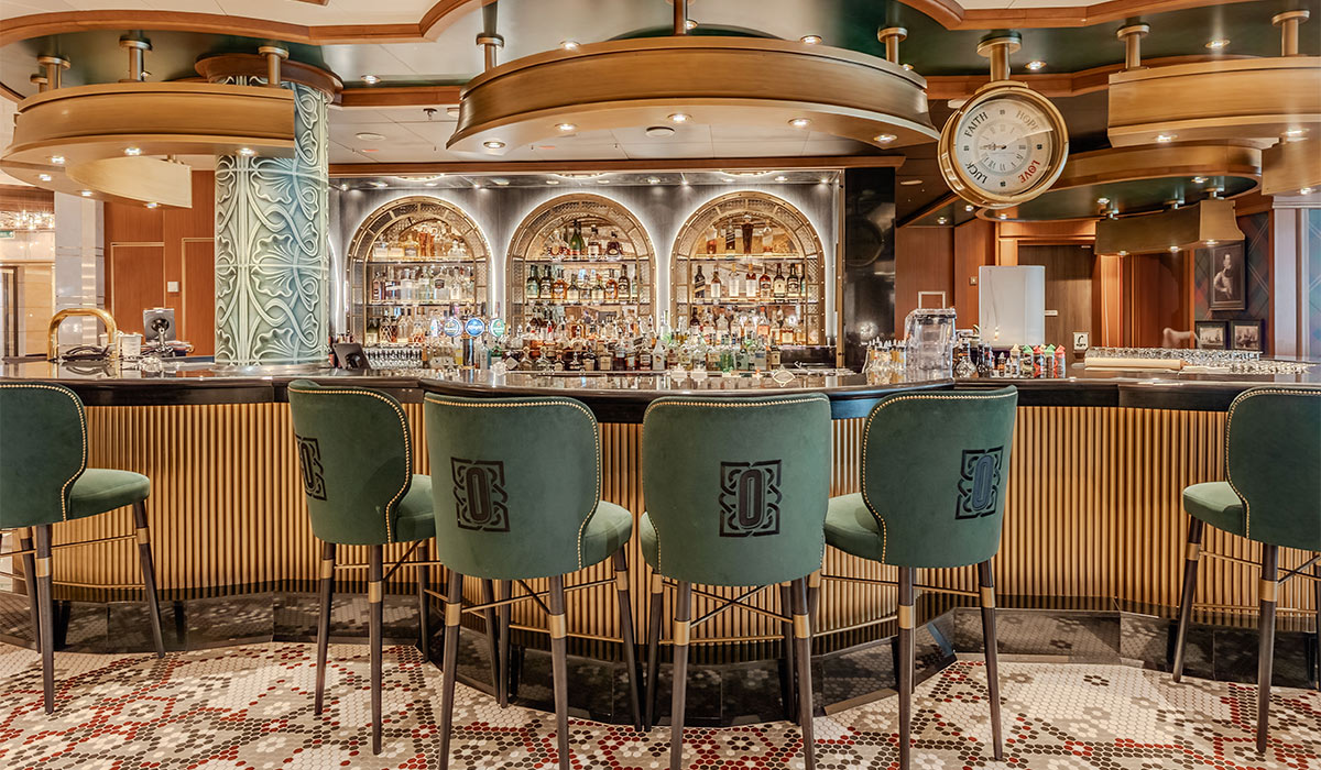 O'Malley's Irish Pub, an onboard venue featured on select Princess Cruises ships like the Majestic Princess and Sun Princess. Pic: Supplied