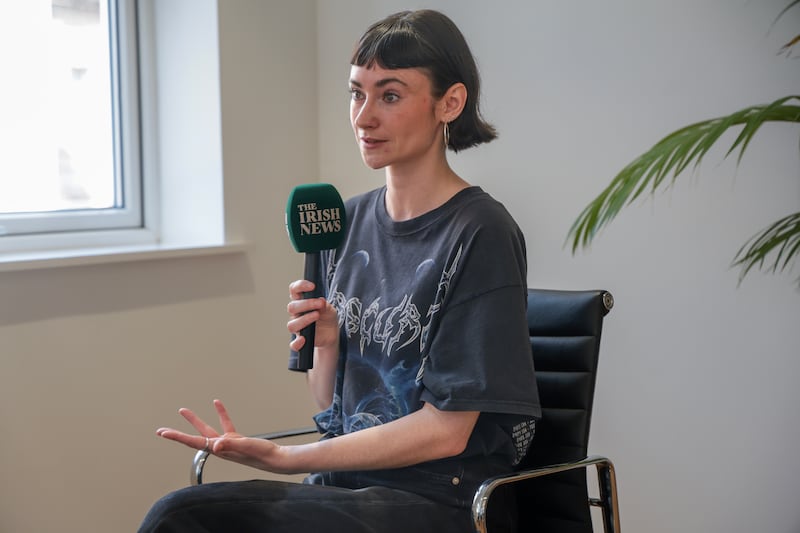 Natalie Simpson speaks to Irish News journalist Mark Robinson about the hearing loss that brought her DJ career to a halt and her efforts to raise awareness of hearing protection in the club scene. PICTURE: BRIAN LINCOLN