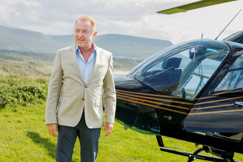 Michael Flatley flew in to perform at Monday’s commemorative event in Sligo. Photograph: James Connolly