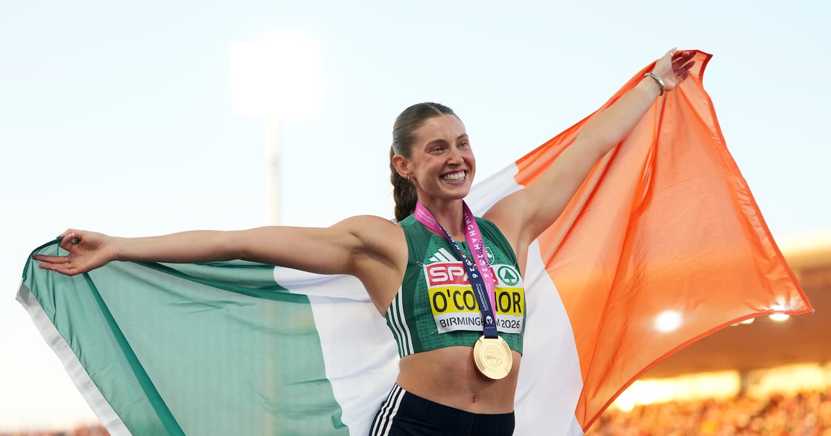 European Championships: O’Connor wins heptathlon gold, bronze for Coscoran; Walshe earns second IM gold – The Irish Times