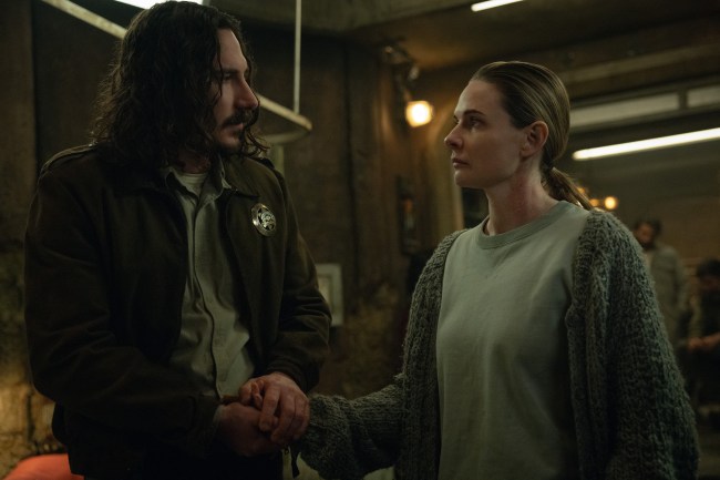 Juliette and Officer Hank in 'Silo' 