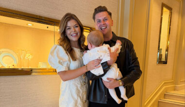 Glam mum Doireann Garrihy celebrates baby Rosie's christening at The Westbury