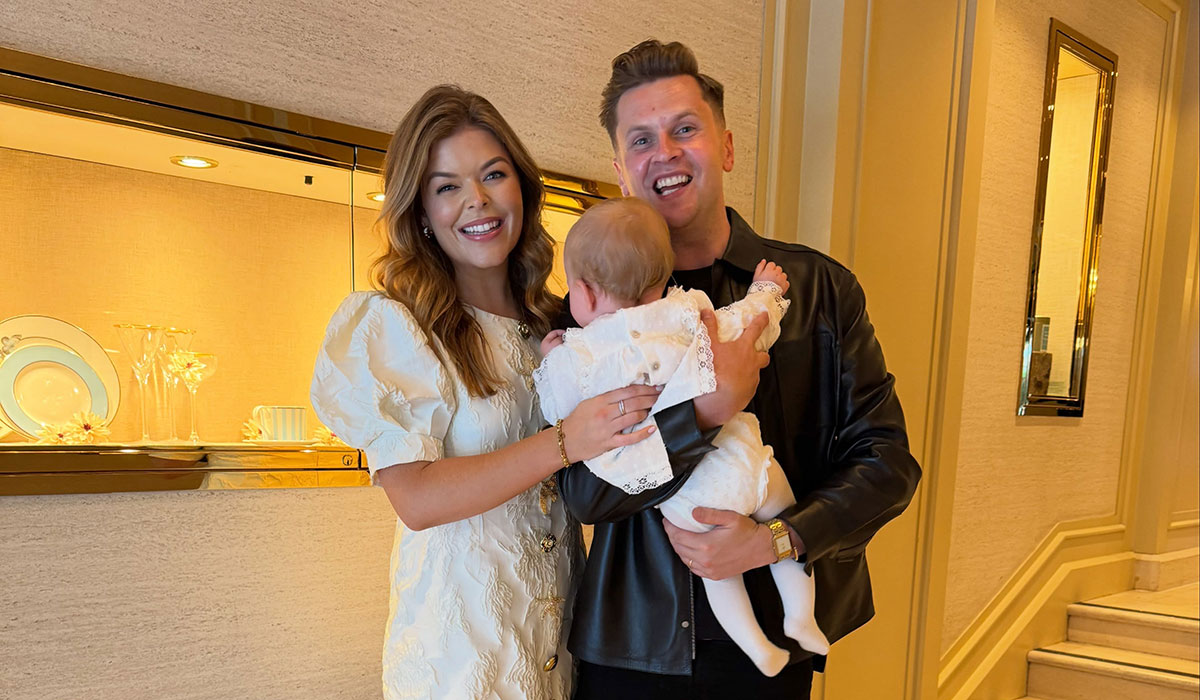 Glam mum Doireann Garrihy celebrates baby Rosie's christening at The Westbury