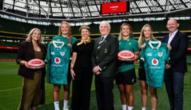 Vodafone Steps Up to Become Main Sponsor of Ireland Women’s Rugby Team