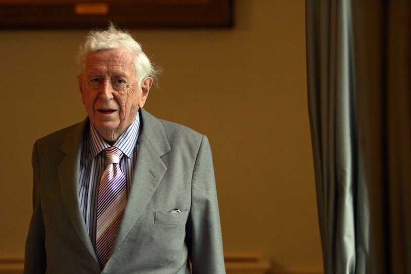 The late Garret FitzGerald, whose former home in Rathmines had an asking price of €3.75 million. Photograph: Eric Luke