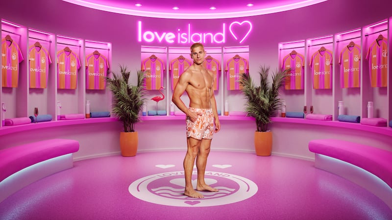 Seán Fitzgerald's involvement with the Galway footballers ended after the Connacht SFC semi-final victory against Leitrim, when his selection for Love Island was confirmed. Photograph: Joel Anderson/ITV                