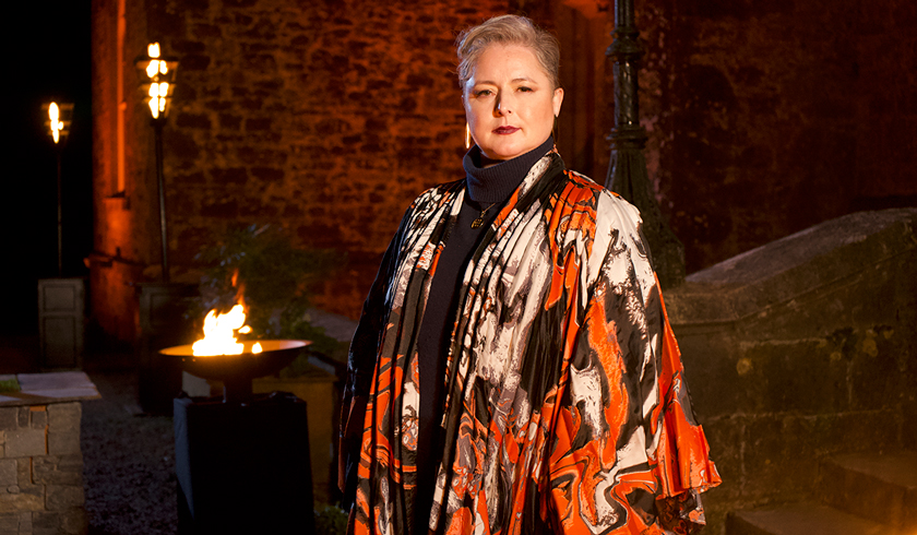 Siobhán McSweeney hosts Traitors Ireland. Pic: RTÉ
