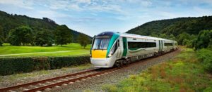 Train Irish rail photo in the country