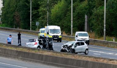 Car involved in M50 crash that left nine in hospital was stolen before incident – The Irish Times