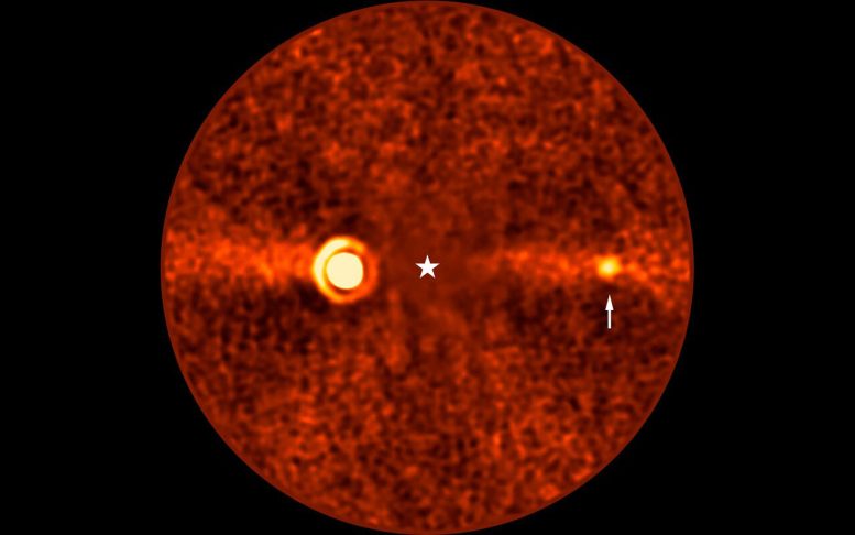VLT Image of the Beta Pictoris D Exoplanet
