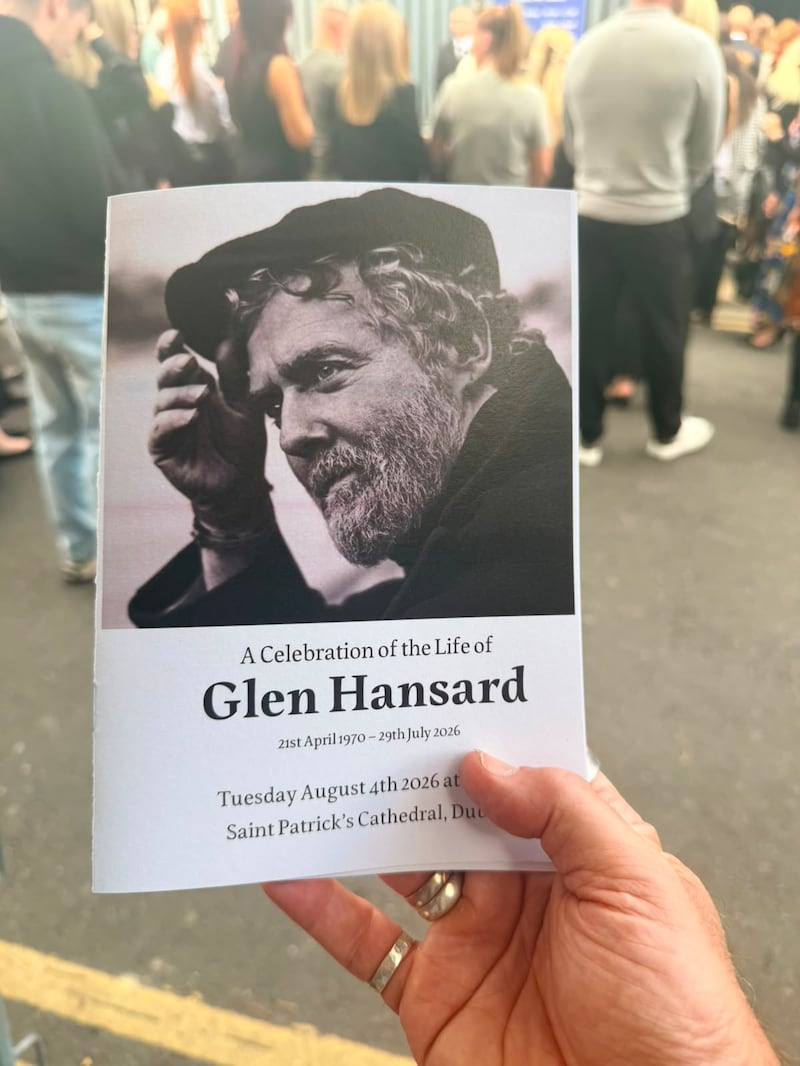  Glen Hansard funeral booklet