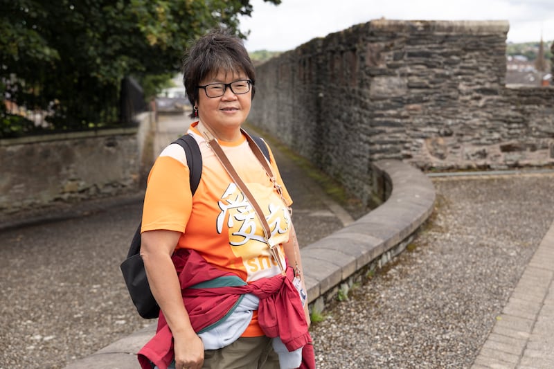 Tourist Tee Poh Suan from Malaysia. Photograpg: Joe Dunne