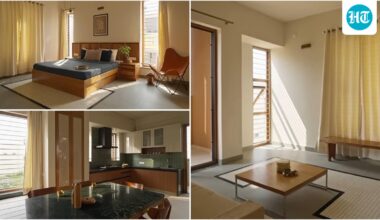 Step inside a 1,200-sq-ft Bengaluru home with double-height balconies, skylights and pockets of greenery