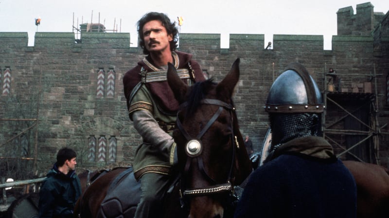 Irish actor Patrick Bergin in Robin Hood (1991), directed by John Irvin
