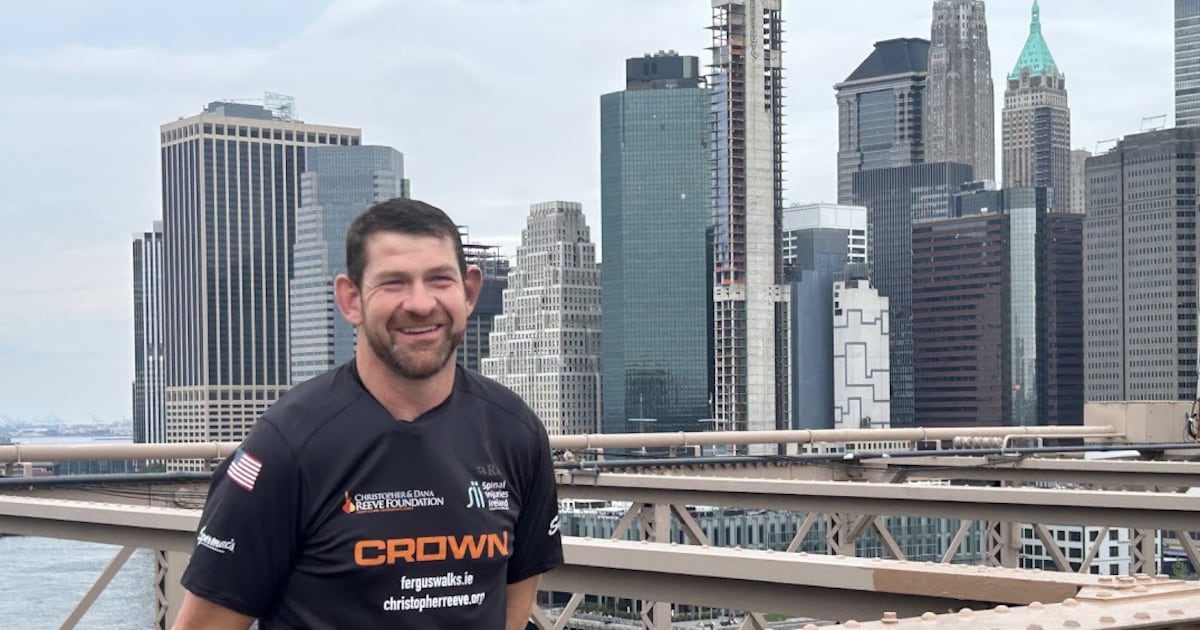 ‘One step at a time’: Irishman who was told he may never walk again begins trek across US – The Irish Times