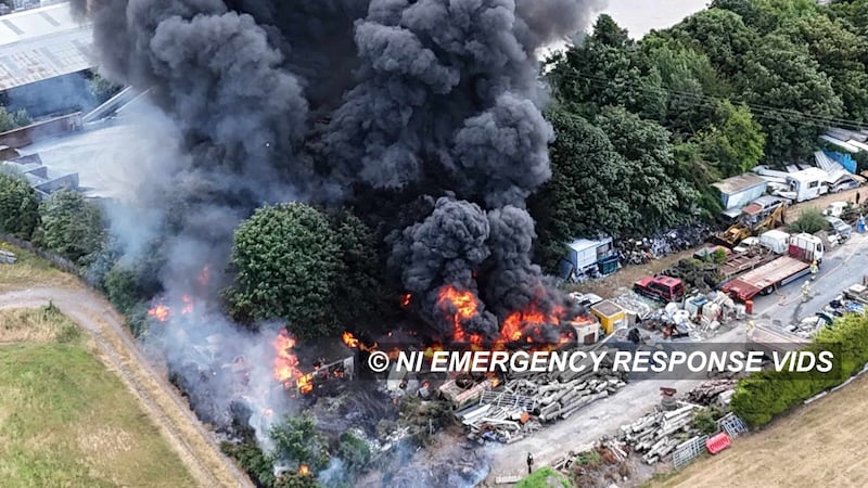 Blaze breaks out at Co Down yard where valuable classic cars were parked, owner says