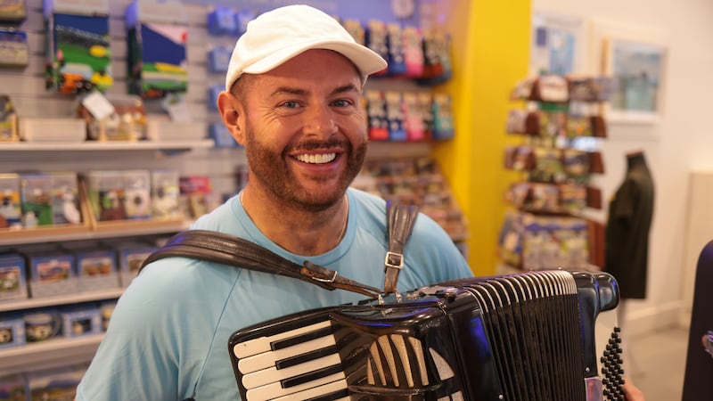 ‘I play accordion, flute, piano, harp and tin whistle’: Make-up maestro Paddy McGurgan’s hidden life as an All-Ireland traditional musician