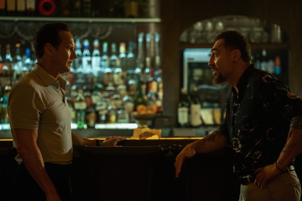 Patrick Wilson and Javier Bardem in Cape Fear Patrick Wilson and Javier Bardem in Cape Fear