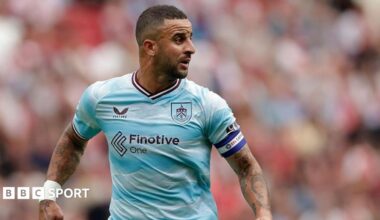 Kyle Walker of Burnley FC during the Club Friendly match against Ajax