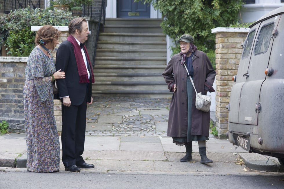 deborah findlay, roger allam, maggie smith, the lady in the van