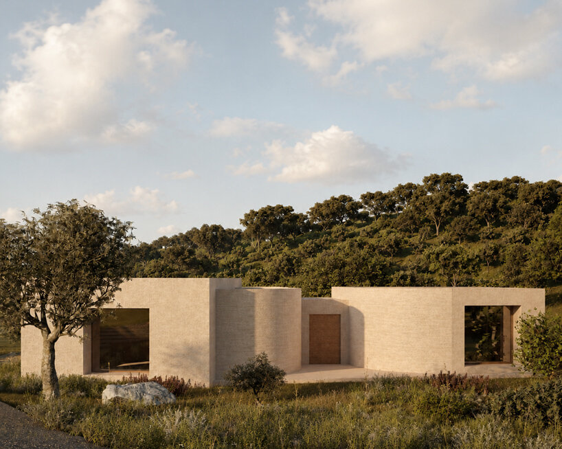 domestic archipelago of nine houses unfolds across portugal’s cork-oak landscape - 5