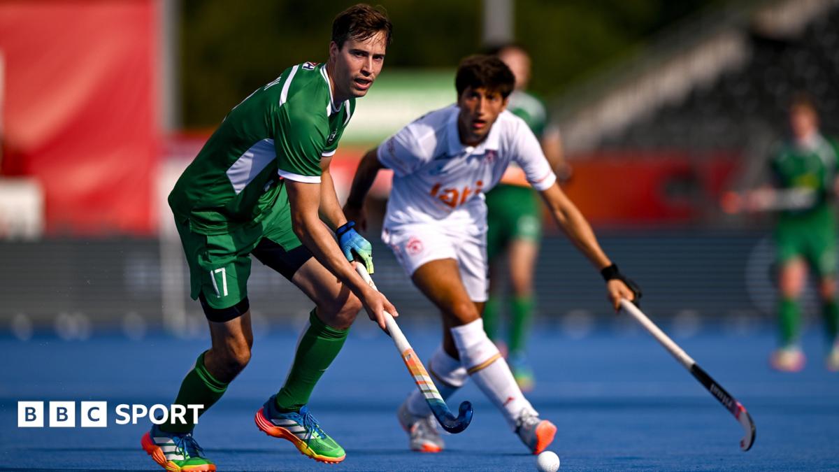Sean Murray in action against Spain