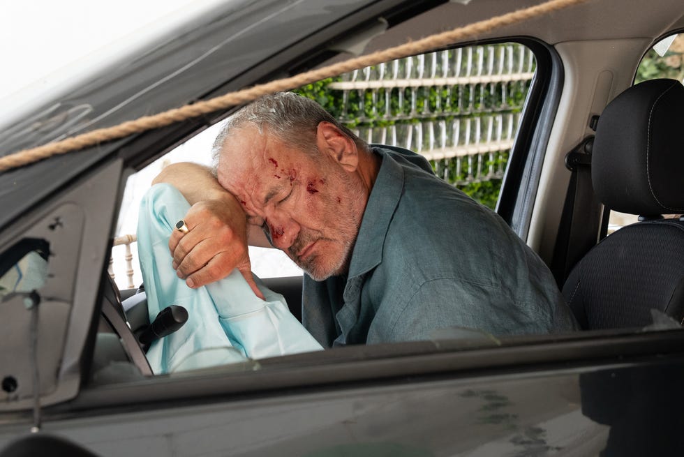 Emmerdale, Jimmy King emmerdale, jimmy king passed out at the wheel of the van