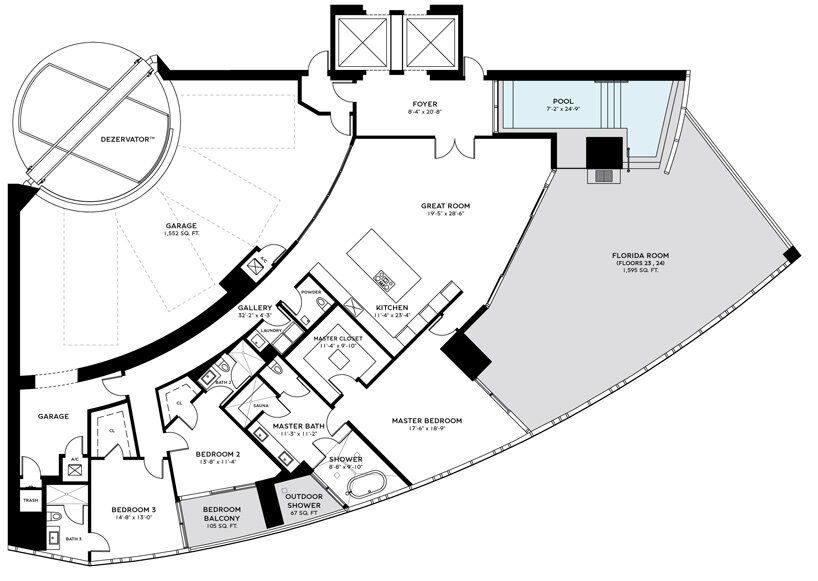 when the car moves upstairs, the garage becomes part of the home - 1