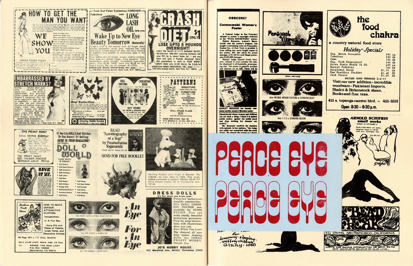 Bijou Karman’s “nonsensical” magazine is a visual dance between 90s punk posters, vintage men’s magazines and old yoga books