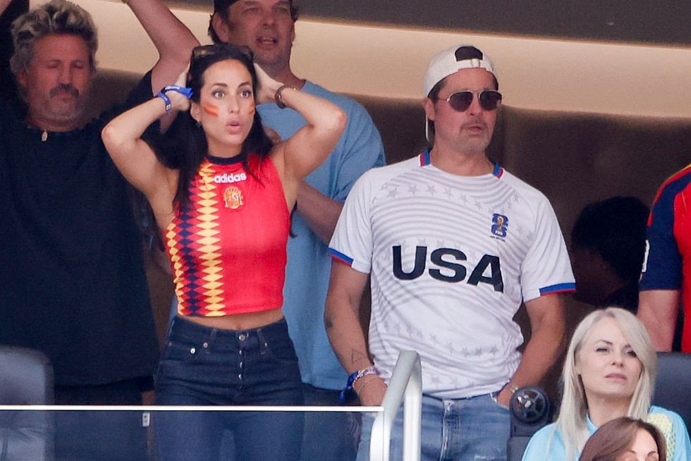 Brad Pitt and Ines de Ramon
