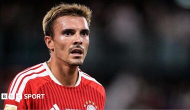 Joao Palhinha looking as he plays for Bayern Munich in pre-season