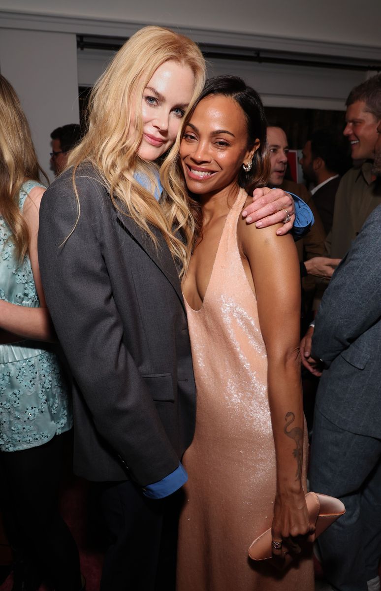 Nicole Kidman and Zoe Saldana shared their admiration for each other 