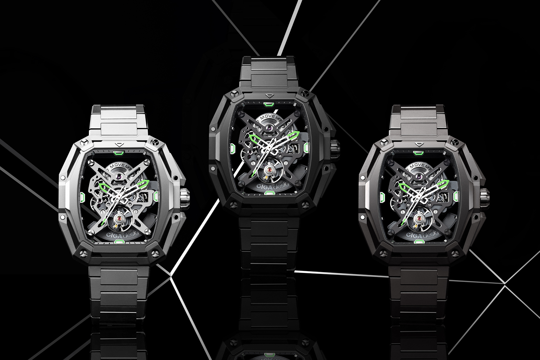 ciga design edge collection hunter automatic titanium 1