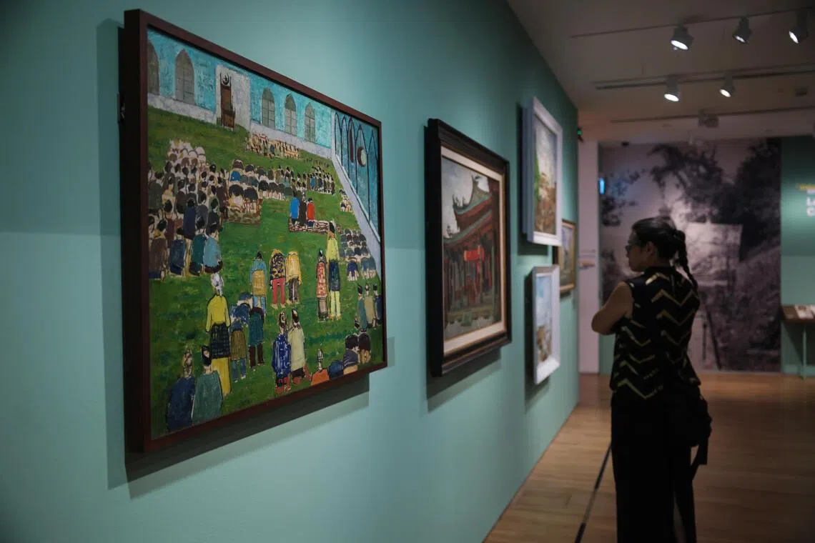 “Lai was taking a slightly more quiet, introspective approach towards her depictions of the city,” says National Gallery Singapore curator Teo Hui Min of Nanyang artist Lai Foong Moi.