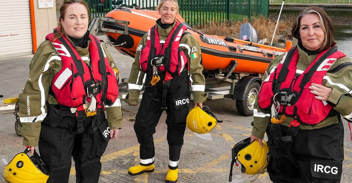 Donegal woman helps make history with Drogheda’s first all-female rescue crew