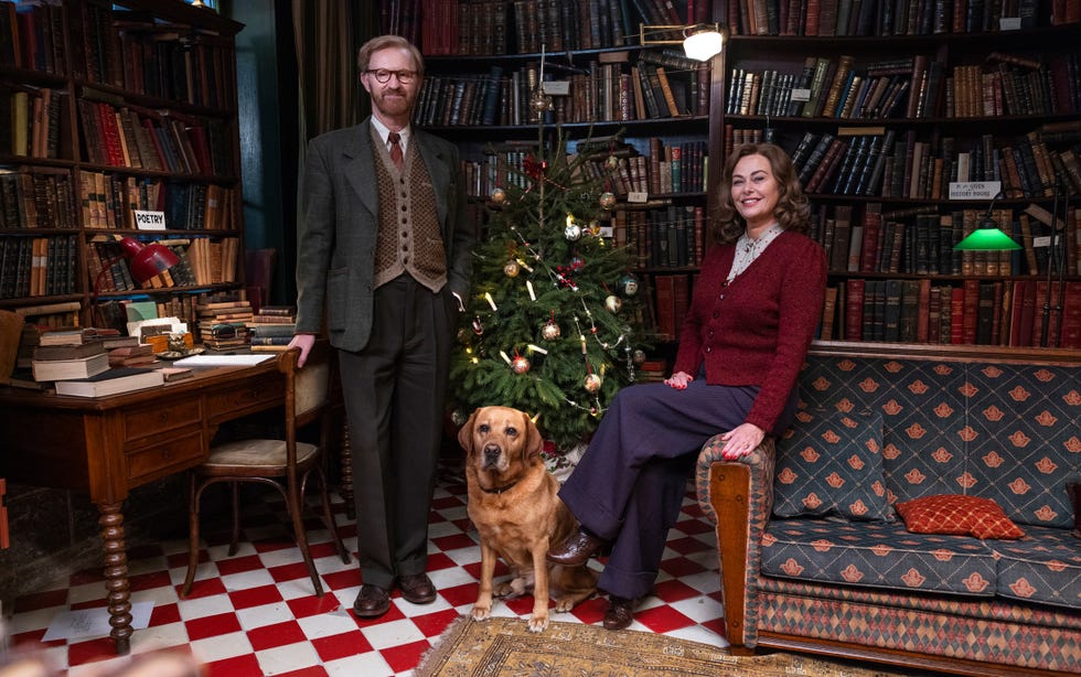 Mark Gatiss, Polly Walker, Bookish Christmas special mark gatiss, polly walker, bookish christmas special