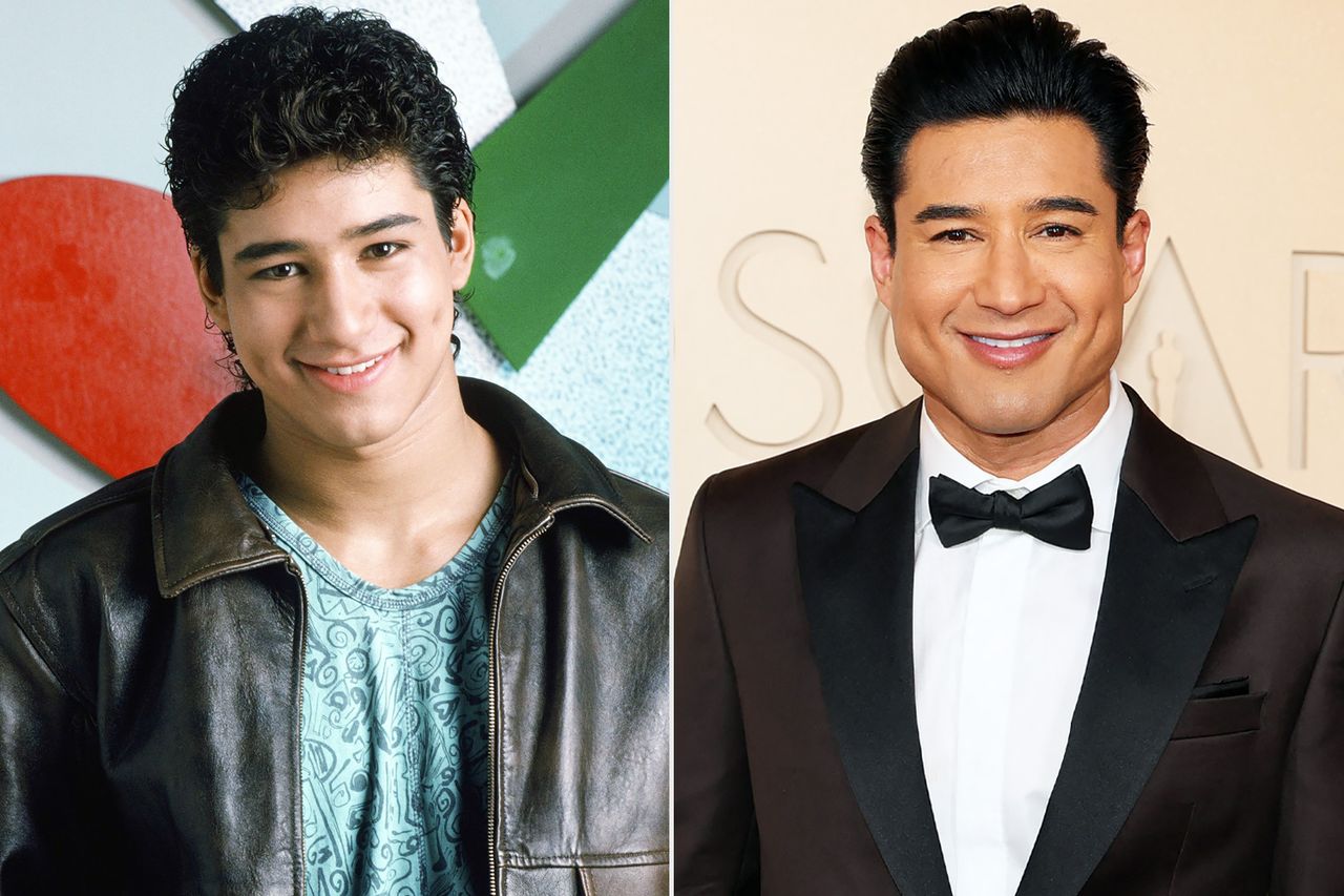 Mario Lopez as A.C. Slater on ‘Saved by the Bell’; Mario Lopez attends the 98th annual Academy Awards at the Dolby Theatre on March 15, 2026, in Hollywood, Calif.Credit: Alice S. Hall/NBCU Photo Bank via Getty; Angela Weiss/AFP via Getty