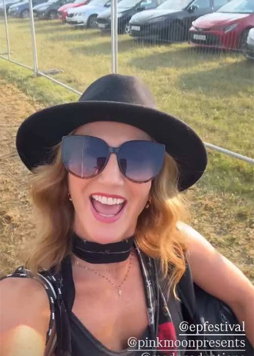 Lorraine Keane has nightmare tent fail at Electric Picnic. Pic: Lorraine Keane Instagram