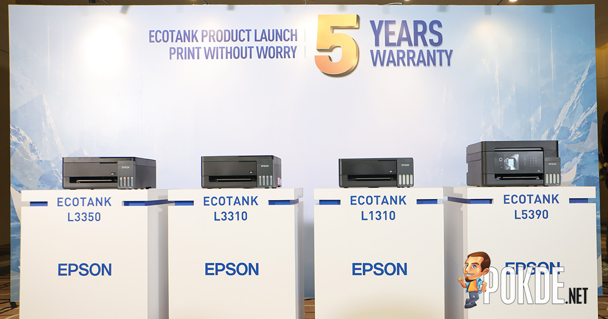 Epson Launches Next-Generation EcoTank Printer Series With Five-Year Warranty